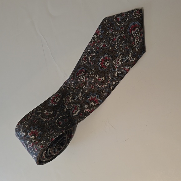 Vintage Christian Dior Men's Paisley Silk Tie| - Picture 6 of 8
